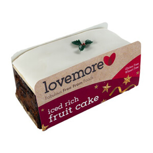 Lovemore Gluten Free Iced Fruit Cake Slab 180g